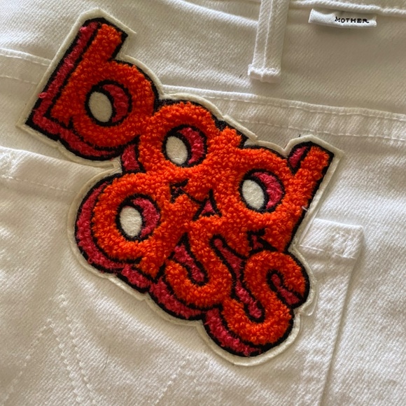 MOTHER The Hustler BAD*SS ankle fray pants - Picture 2 of 5